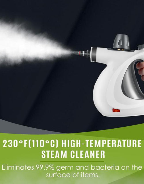 Load image into Gallery viewer, Pressurized Handheld Steam Cleaner &amp; Rechargeable Spin Scrubber
