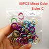50Pcs Mixed Color C