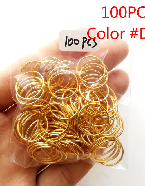 Load image into Gallery viewer, 5Pcs Golden Silver Viking Spiral Charms Hair Tubes Braid Dread Dreadlock Beads Clips Cuffs Rings Jewelry Hair Accessories Woman

