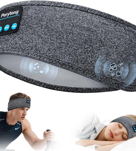 Sleep Headphones Wireless, Bluetooth Sports Headband Headphones with Ultra-Thin HD Stereo Speakers Perfect for Sleeping,Workout,Jogging,Yoga,Insomnia, Air Travel, Meditation