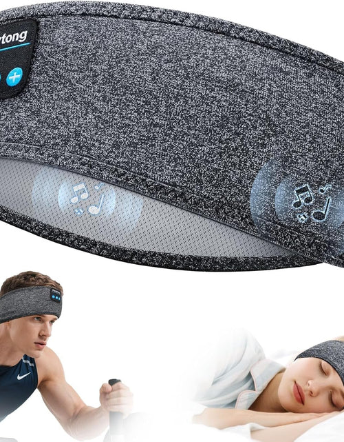 Load image into Gallery viewer, Sleep Headphones Wireless, Bluetooth Sports Headband Headphones with Ultra-Thin HD Stereo Speakers Perfect for Sleeping,Workout,Jogging,Yoga,Insomnia, Air Travel, Meditation
