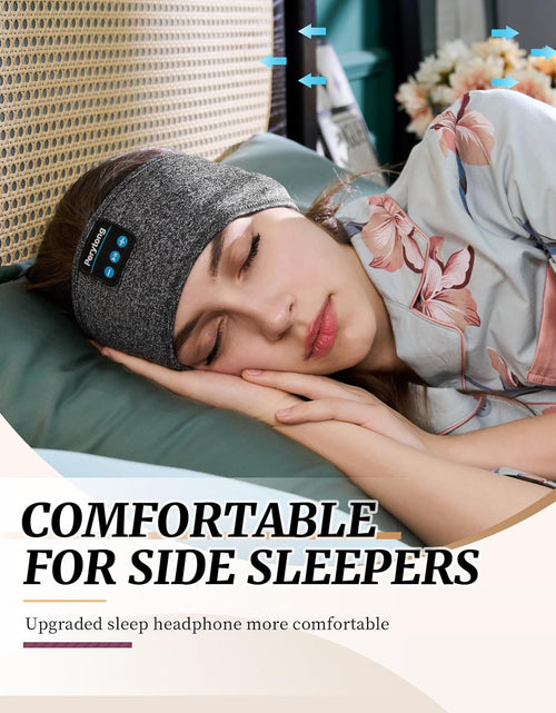 Load image into Gallery viewer, Sleep Headphones Wireless, Bluetooth Sports Headband Headphones with Ultra-Thin HD Stereo Speakers Perfect for Sleeping,Workout,Jogging,Yoga,Insomnia, Air Travel, Meditation
