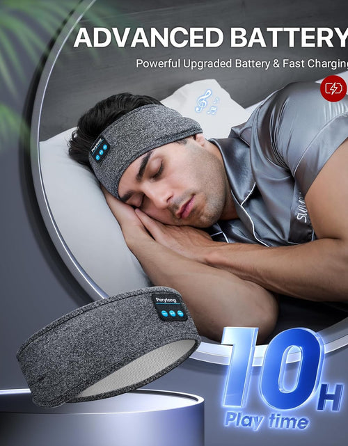 Load image into Gallery viewer, Sleep Headphones Wireless, Bluetooth Sports Headband Headphones with Ultra-Thin HD Stereo Speakers Perfect for Sleeping,Workout,Jogging,Yoga,Insomnia, Air Travel, Meditation
