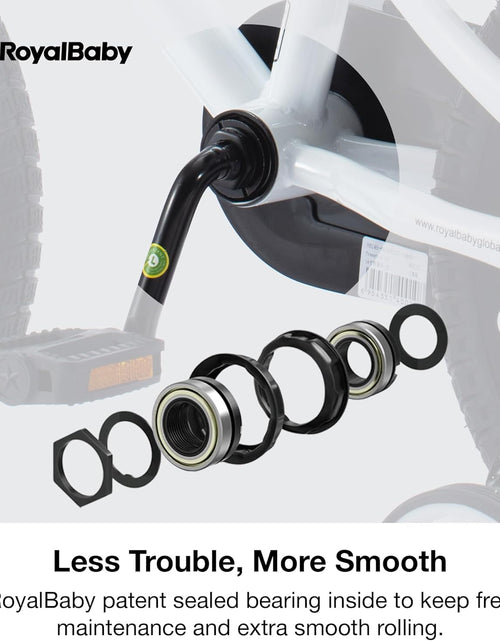 Load image into Gallery viewer, Kids Bike Boys Girls Freestyle Bicycle 12 14 16 Inch with Training Wheels, 16 18 20 with Kickstand Child'S Bike, Blue Red White Pink Green Orange
