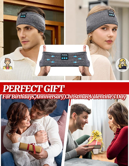 Load image into Gallery viewer, Sleep Headphones Wireless, Bluetooth Sports Headband Headphones with Ultra-Thin HD Stereo Speakers Perfect for Sleeping,Workout,Jogging,Yoga,Insomnia, Air Travel, Meditation
