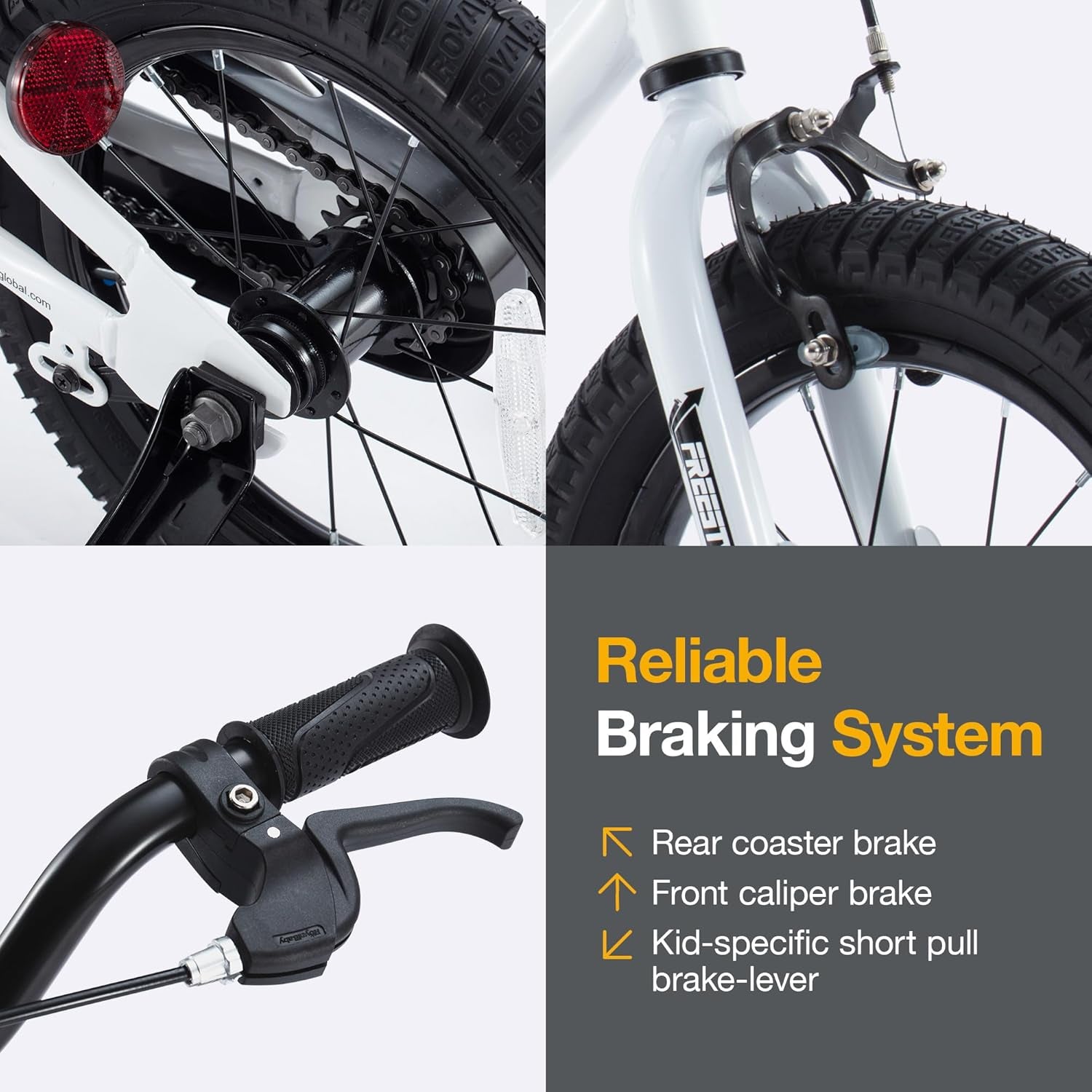 Kids Bike Boys Girls Freestyle Bicycle 12 14 16 Inch with Training Wheels, 16 18 20 with Kickstand Child'S Bike, Blue Red White Pink Green Orange