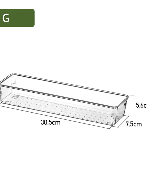 Load image into Gallery viewer, ClearNest Organizer – Transparent Anti-Scratch Drawer Storage Box for Cosmetics, Office &amp; Home
