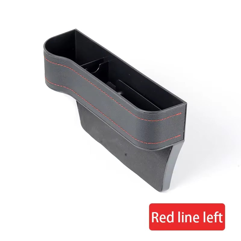 Leather Car Cup Holder Seat Organizer Holder Multifunctional Auto Seat Gap Storage Box Interior Supplies