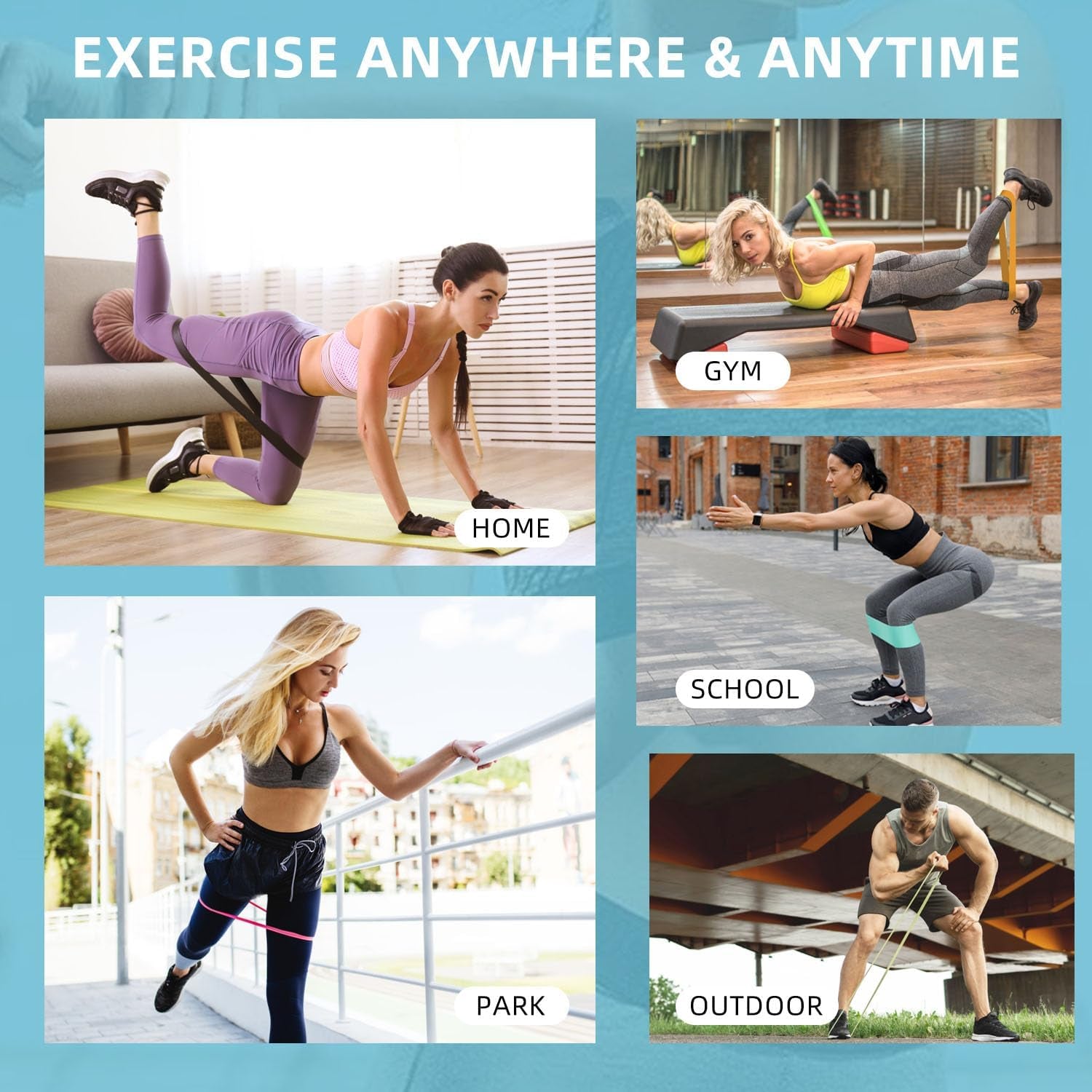 Pull up Bands, Resistance Bands, Pull up Assist Band Exercise Resistance Bands for Body Stretching, Powerlifting, Resistance Training